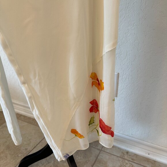 Dorothy Schoelen Platinum 3-Piece Set – Floral Tunic Top & Wide-Leg Pants - Picture 7 of 8